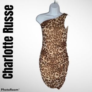 Nwt Size L Charlotte Russe Leopard Print dress